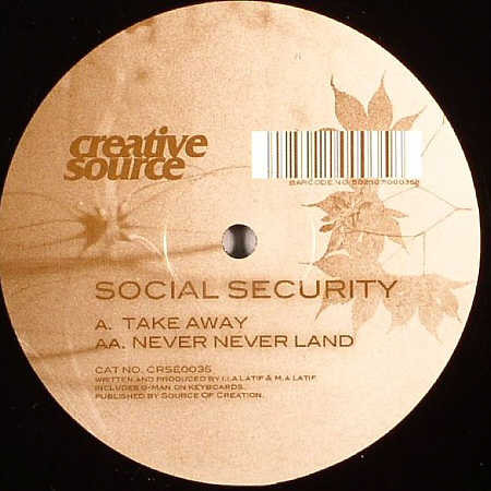 Social Security - Take Away / Never Never Land - Vinyl Record 12" image 1