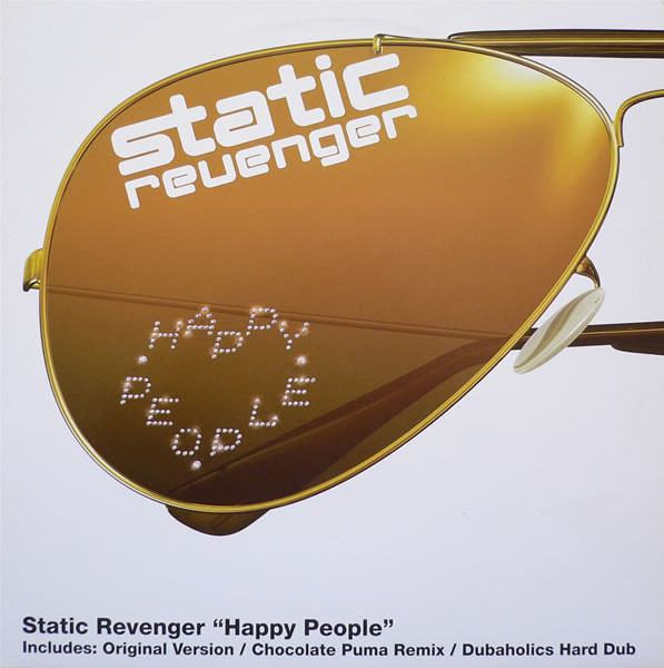 Static Revenger - Happy People - Used Vinyl Record 12" image 1