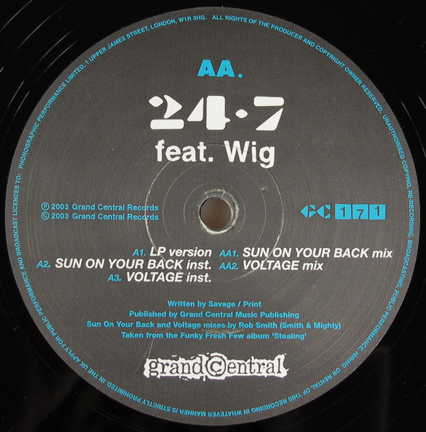 Funky Fresh Few - 24.7 - Used Vinyl Record 12" image 1