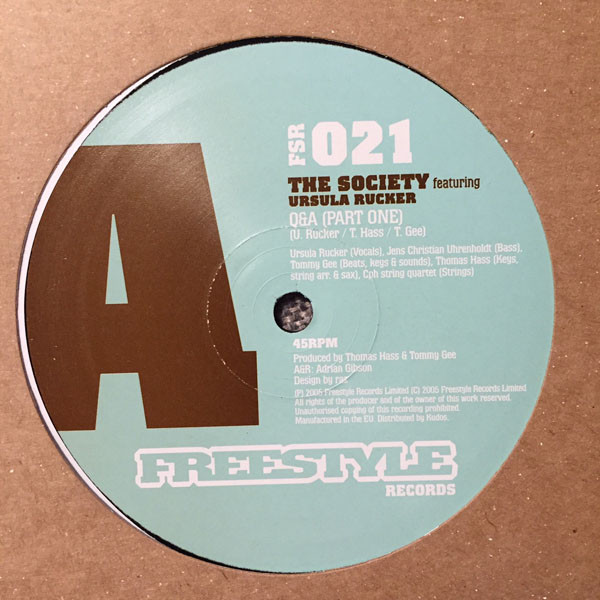 Society - Q & A - Vinyl Record 12" image 1