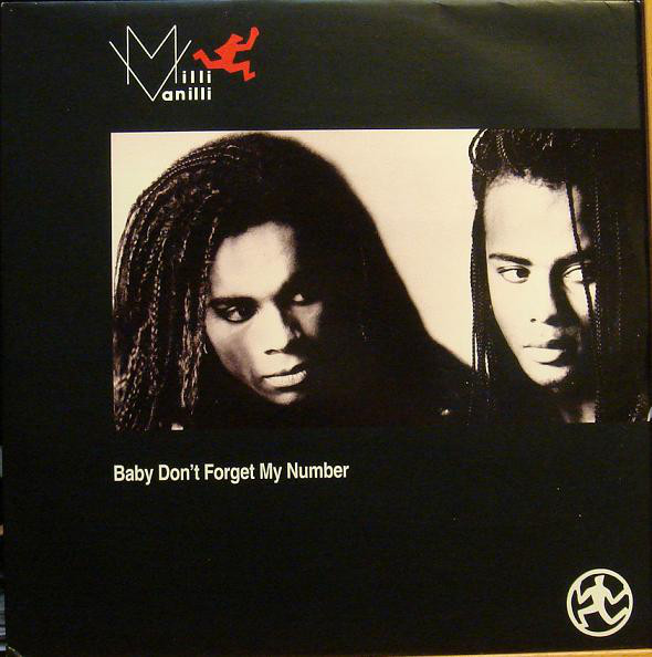 Milli Vanilli - Baby Don't Forget My Number - Used Vinyl Record 12" image 1