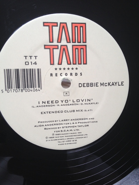 Debbie McKayle - I Need Yo' Lovin - Used Vinyl Record 12" image 1