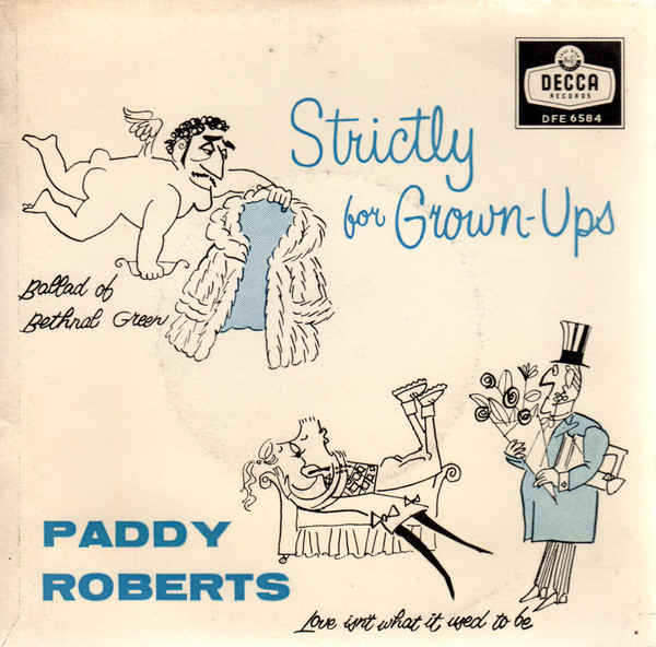 Paddy Roberts - Strictly For Grown-Ups - Used Vinyl Record 7" image 1