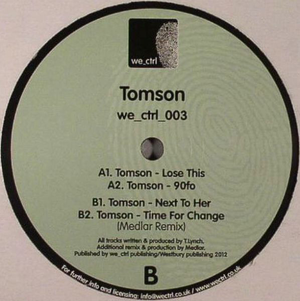 Tomson - we_ctrl_003 - Vinyl Record 12" image 1