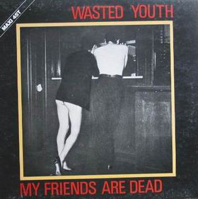 Wasted Youth - My Friends Are Dead - Used Vinyl Record 12" image 1