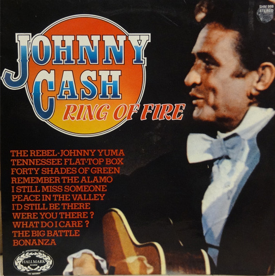 Johnny Cash - Ring Of Fire - Used Vinyl Record image 1