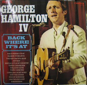 George Hamilton IV - Back Where It's At - Used Vinyl Record image 1