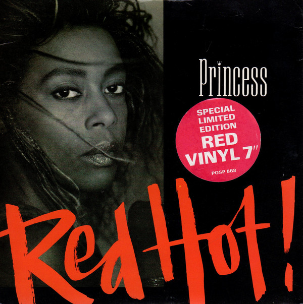 Princess - Red Hot - Used Vinyl Record 7" image 1