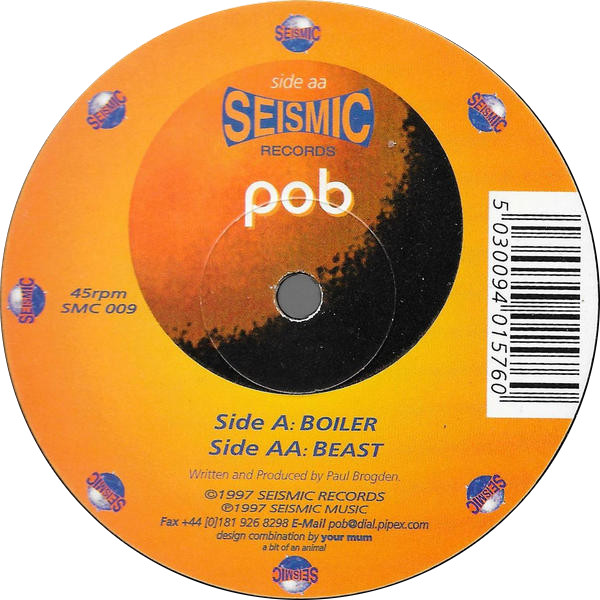 Pob - Boiler / Beast - Used Vinyl Record 12" image 1