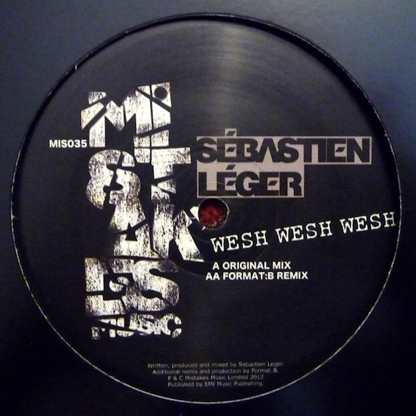 Sebastien Leger - Wesh Wesh Wesh - Vinyl Record 12" image 1