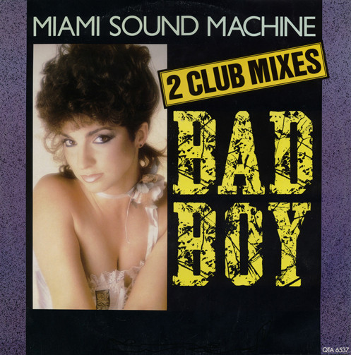 Miami Sound Machine - Bad Boy (Club Mixes) - Used Vinyl Record 12" image 1