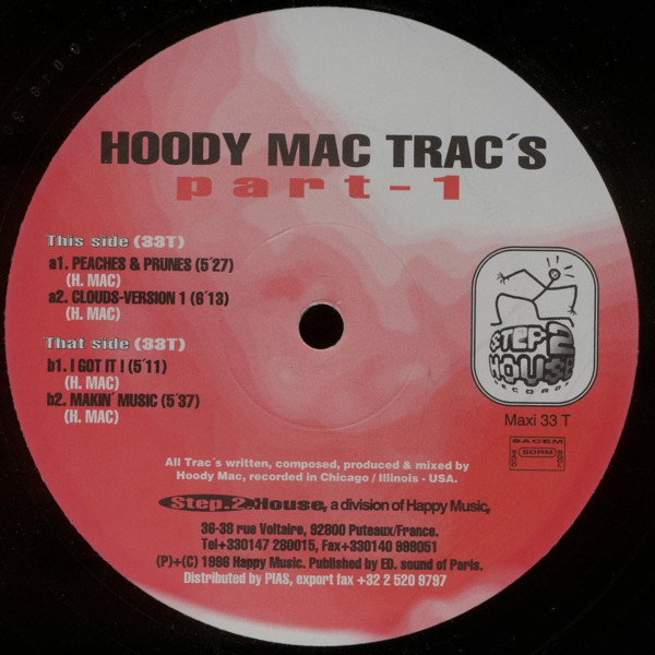 Hoody Mac - Hoody  Mac Trac's (Part-1) - Used Vinyl Record 12" image 1