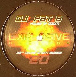 DJ Pat B - House Of Doom - Used Vinyl Record 12" image 1