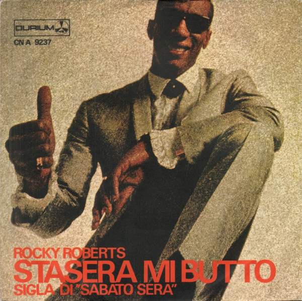 Rocky Roberts - Stasera Mi Butto - Used Vinyl Record 7" image 1