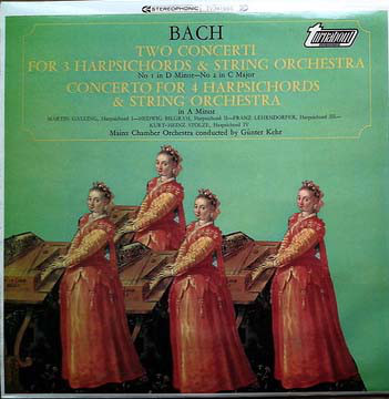 Two Concerti For 3 Harpsichords & String Orchestra / Concerto For 4 Cembali & String Orchestra