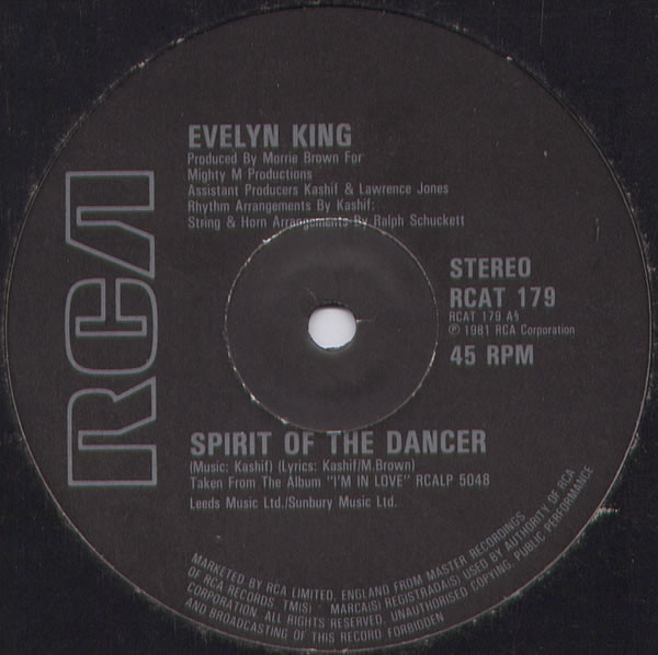 Evelyn King - Spirit Of The Dancer - Used Vinyl Record 12 image 1