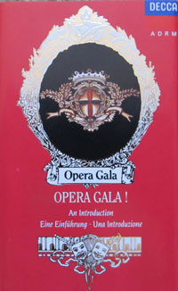Various - Opera Gala! An Introduction - Cassette image 1
