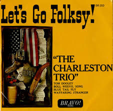 Charleston Trio - Let's Go Folksy! - Used Vinyl Record 7" image 1