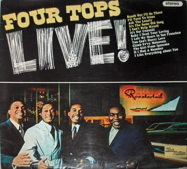 Four Tops - Live! - Used Vinyl Record image 1