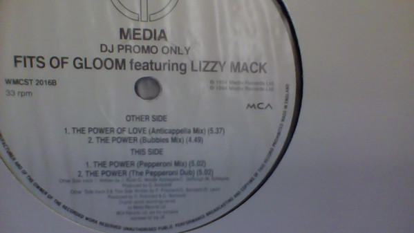 Fits Of Gloom - Power Of Love - Used Vinyl Record 12" image 1