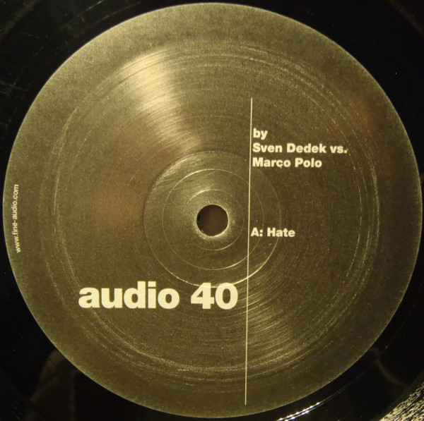 Sven Dedek - Hate EP - Vinyl Record 12" image 1