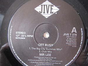 Mr. Lee - Get Busy - Used Vinyl Record 12" image 1