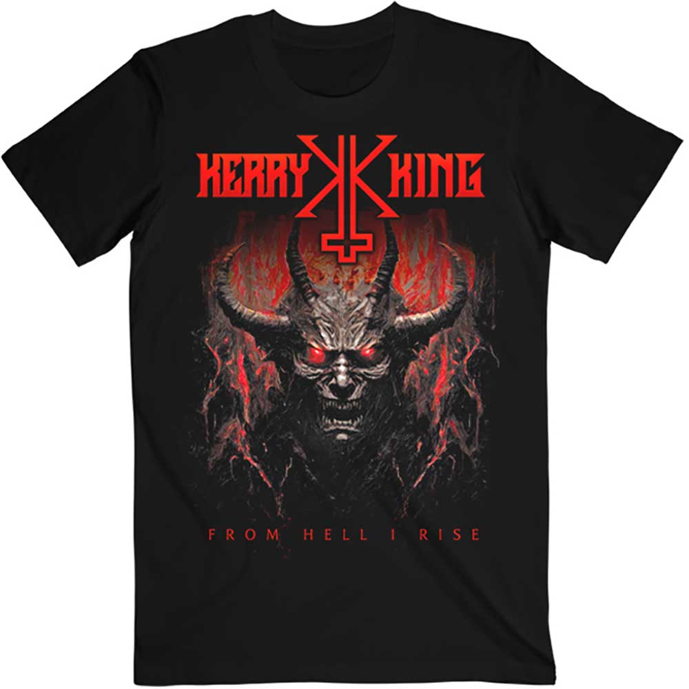 Kerry King Unisex T-Shirt: From Hell I Rise Cover (XX-Large)