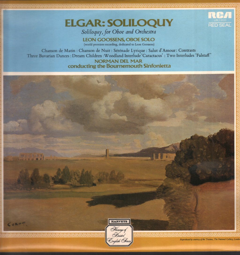 Elgar: Soliloquy, For Oboe And Orchestra