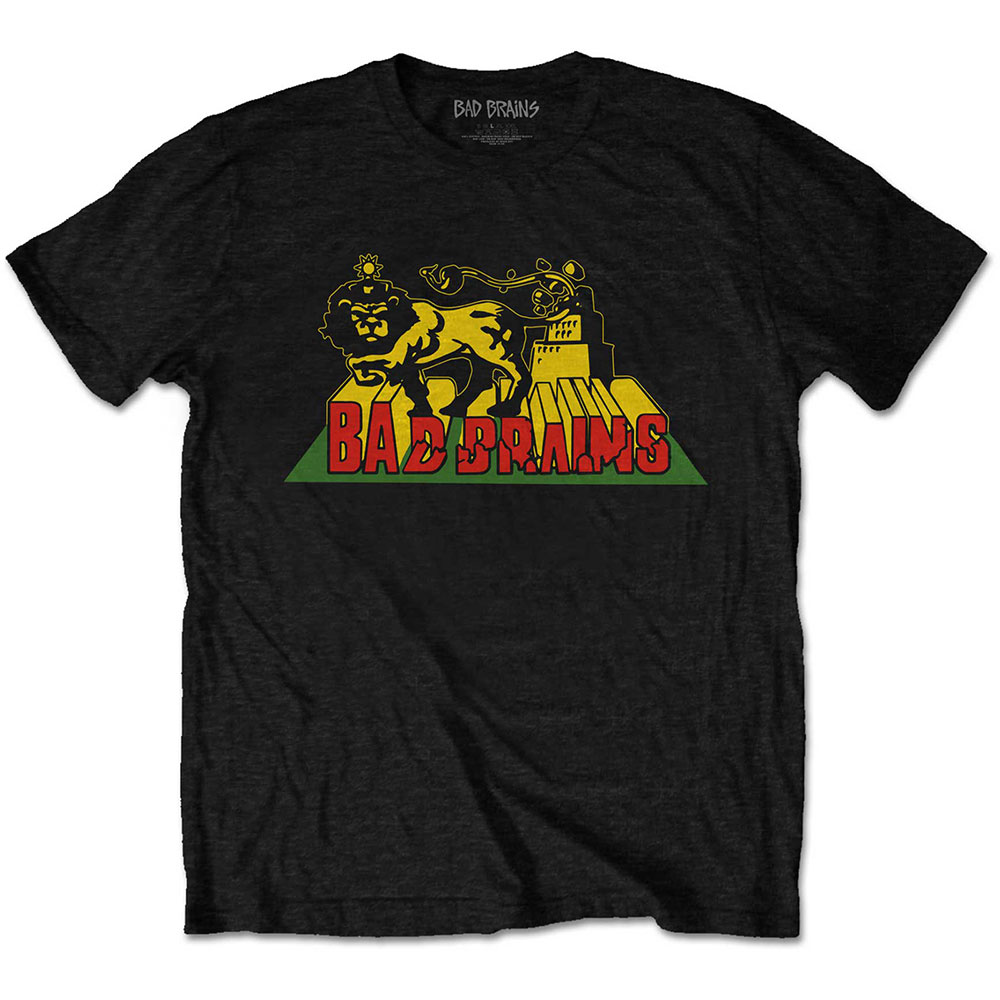 Bad Brains Unisex T-Shirt: Lion Crush (Small)