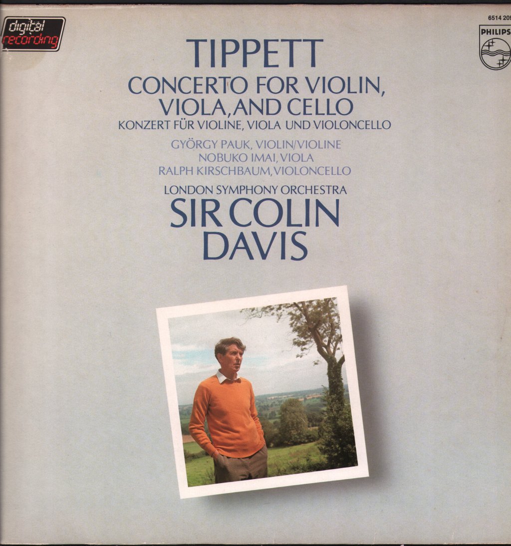 Tippett - Concerto For Violin, Viola, and Cello