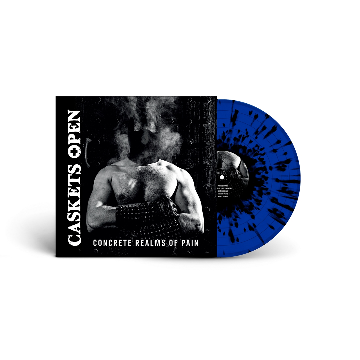 CONCRETE REALMS OF PAIN (BLUE/BLACK SPLATTER VINYL)