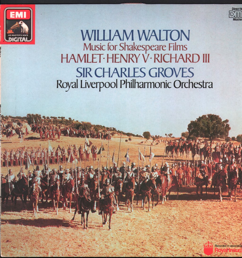 Music For Shakespeare Films: Hamlet, Henry V, Richard III