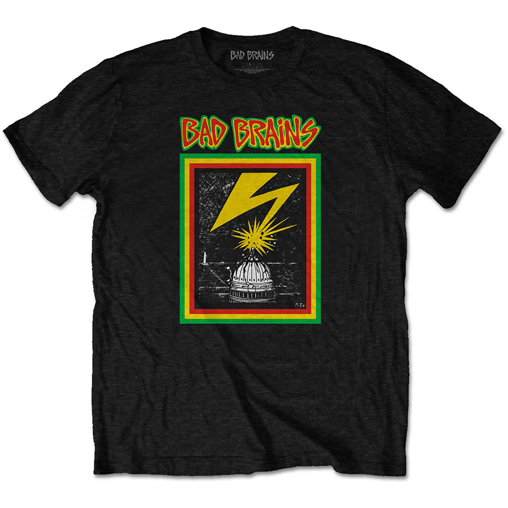 Bad Brains Unisex T-Shirt: Capitol Strike (Small)