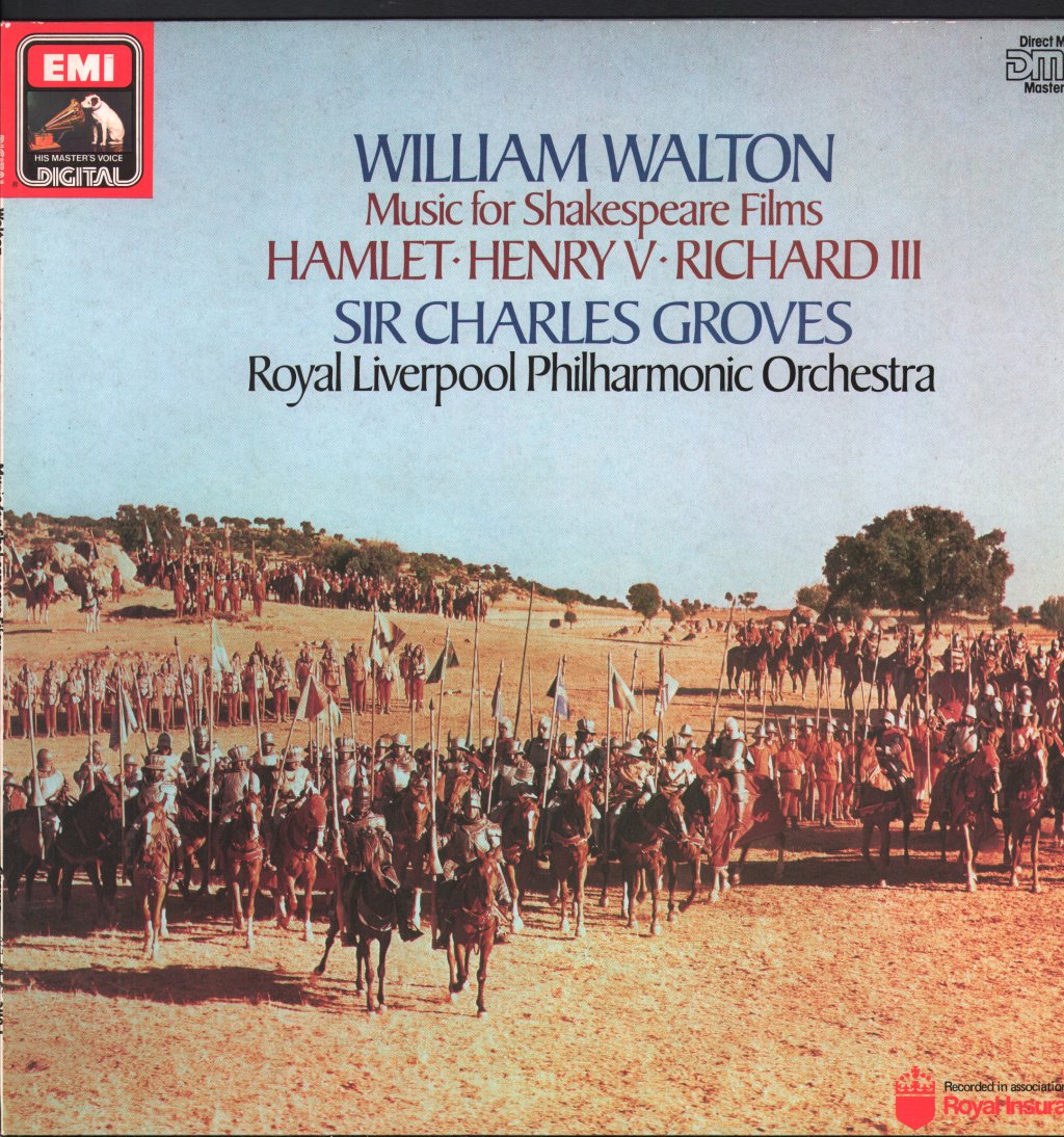 Music For Shakespeare Films: Hamlet, Henry V, Richard III