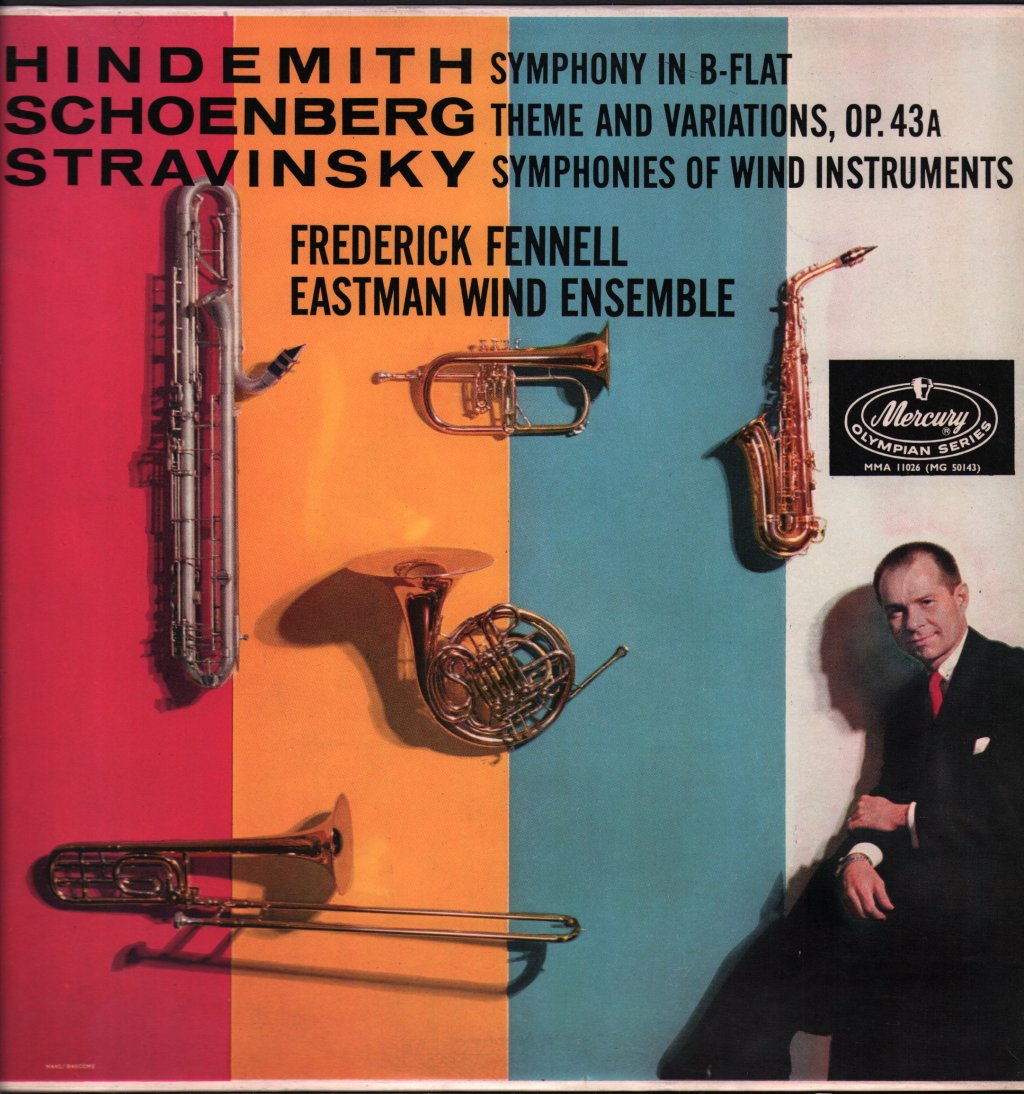 Hindemith - Symphony In B-Flat / Schoenberg - Theme and Variations / Stravinsky Symphonies of Wind Instruments