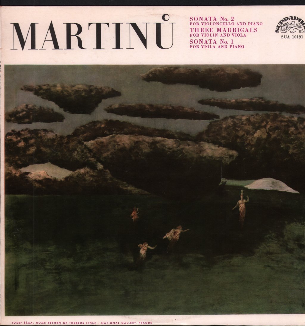 Martinu - Sonata No. 2 For Violoncello and Piano / Three Madrigals For Violin and Viola / Sonata No. 1 For Viola and Piano