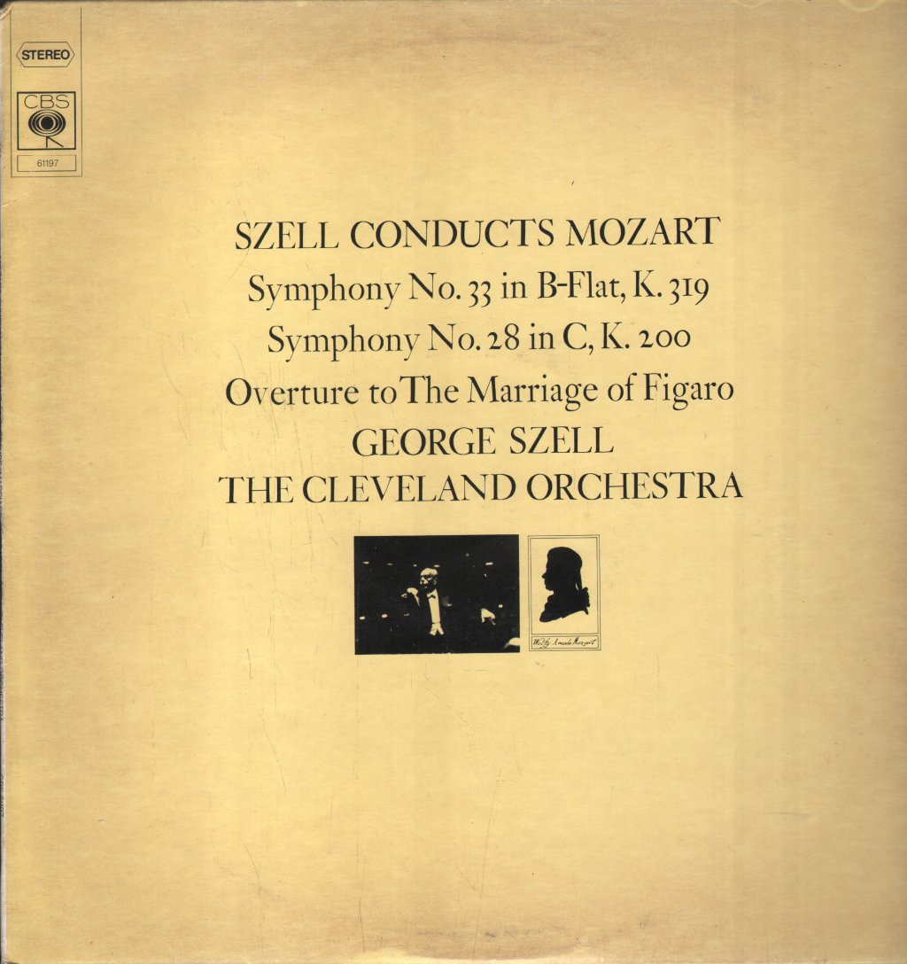 Symphony No. 33 In B-Flat, K. 319 / Symphony No. 28 In C, K. 200 / Overture To The Marriage Of Figaro