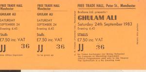 Free Trade Hall Manchester 24th Sept 1983