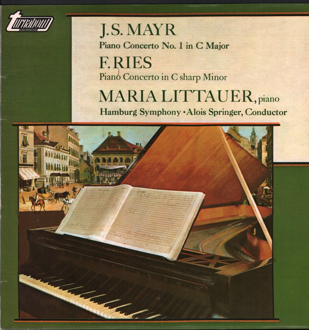 J.s. Mayr - Piano Concerto No. 1 In C Major / F. Ries - Piano Concerto In C Sharp Minor