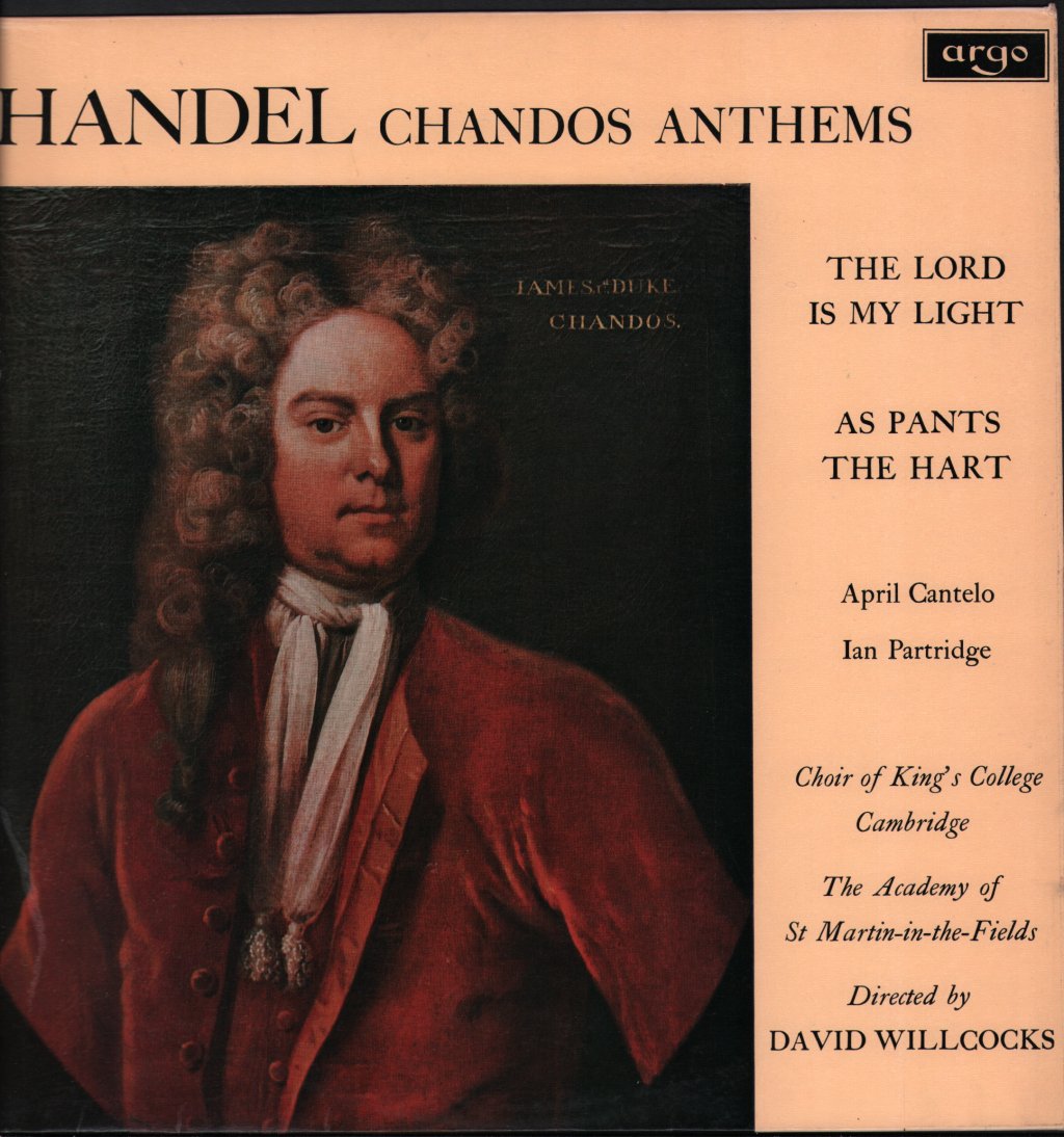 Handel - Chandos Anthems