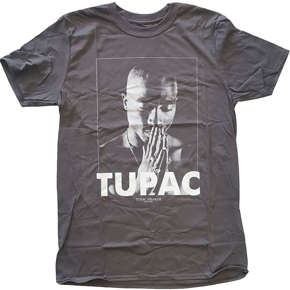 Tupac Unisex T-Shirt: Praying (Large)