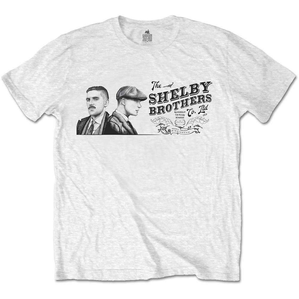 Peaky Blinders Unisex T-Shirt: Shelby Brothers Landscape (Large)