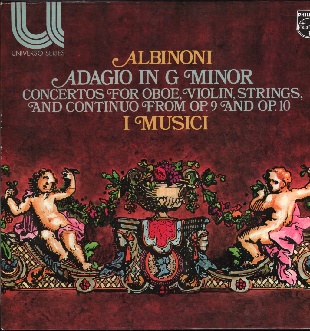 Albinoni - Adagio G-Moll / Concerti Für Oboe, Violine, Streicher und Continuo Aus Op. 9 und Op. 10