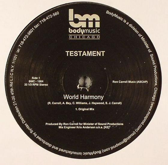 Testament - World Harmony - Vinyl Record 12" image 1