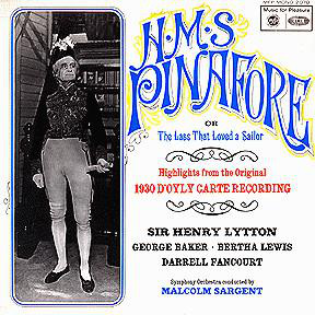 Gilbert & Sullivan - H.M.S Pinafore - Used Vinyl Record image 1
