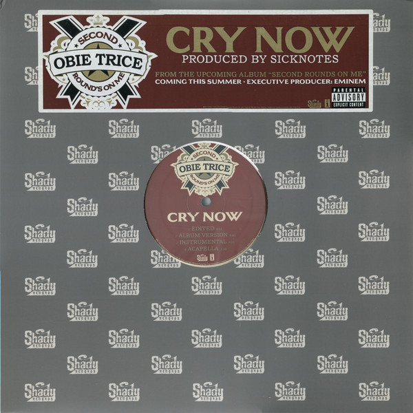 Obie Trice - Cry Now - Used Vinyl Record 12" image 1