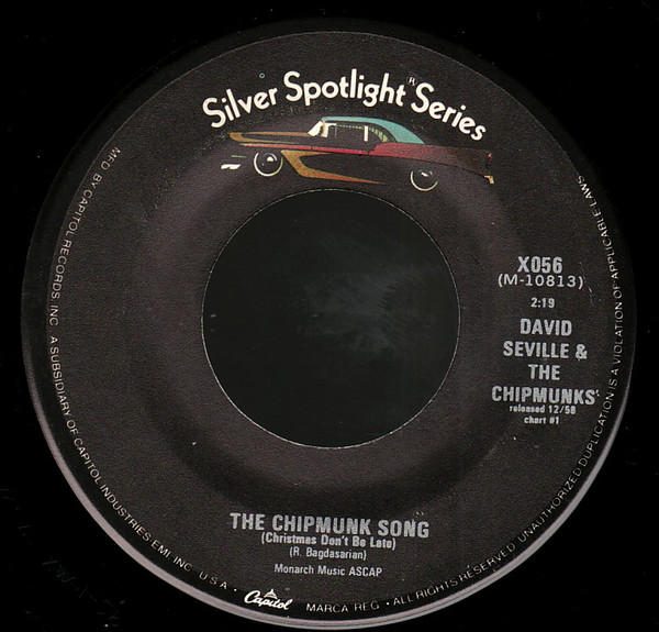 David Seville - Chipmunk Song / Ragtime Cowboy Joe - Used Vinyl Recor image 1