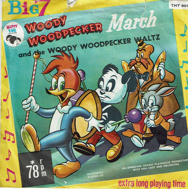 Bobby Colt - Woody Woodpecker March - Used Vinyl Record 7" image 1