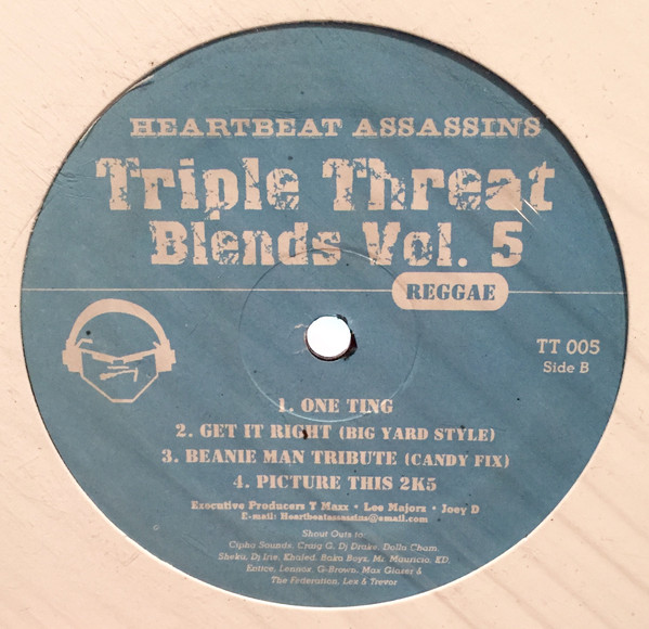 Heartbeat Assassins - Triple Threat Blends Vol. 5 - Vinyl Record 12" image 1