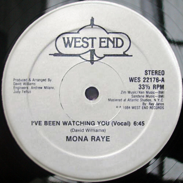 Mona Rae - I've Been Watching You - Used Vinyl Record 12" image 1